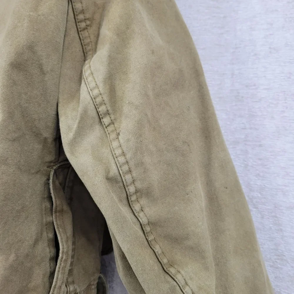 Vintage Hunting Work Barn Chore Field Jacket Canvas Duck Cloth Coat